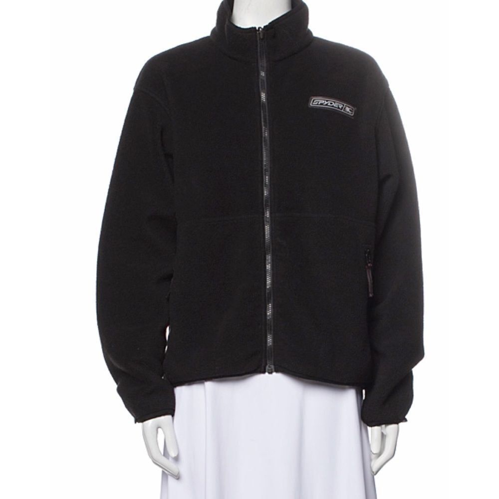 Spyder Black Fleece Jacket XL